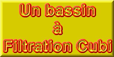 Un bassin  filtration Cubi - le filtre  1 