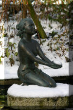 Le bassin de jardin d'Aquatechnobel l'hiver  9 