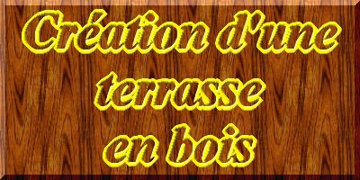 La cration et construction d'une terrasse en bois - C'est  termin il n'y  plus qu'en profiter   1 