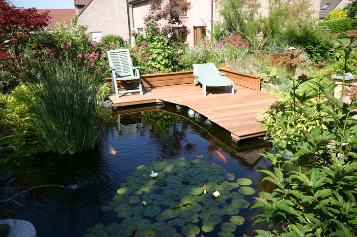 La cration et construction d'une terrasse en bois  2 