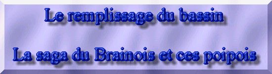 Réhabiltation d'un bassin du Branois - remplissage du bassin 1