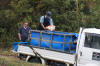 Koi Hunting of Danny's koi caf november 2008 - Sakai fish farm harvest in mud pond 2  21 