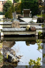 Un bassin de jardin de rve au printemps   55 